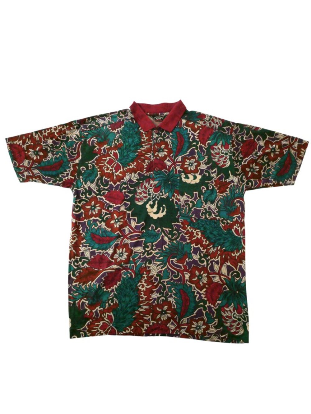 PAUL & SHARK Floral print Polo shirt sz XL